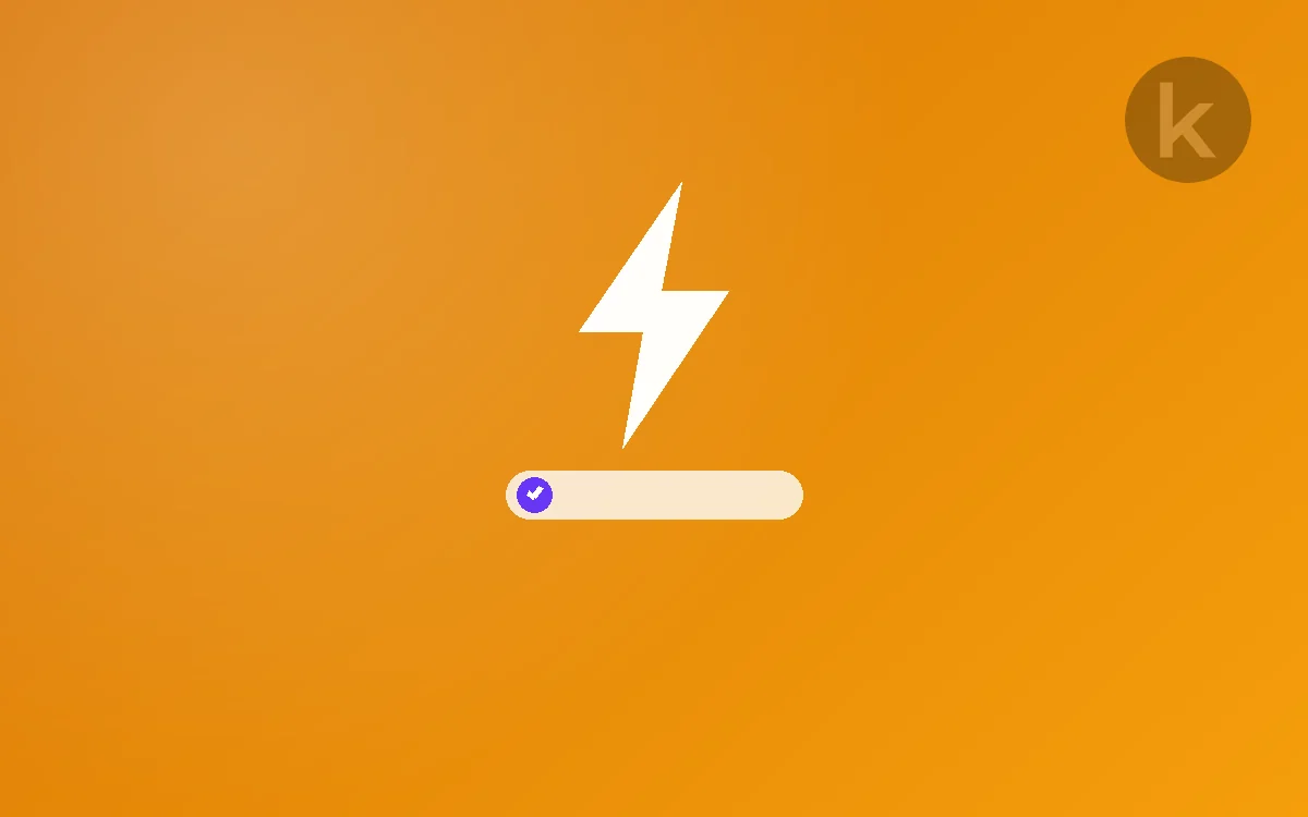Lightning bolt over an order row, representing automatic delivery of marketplace orders with a delivery log
