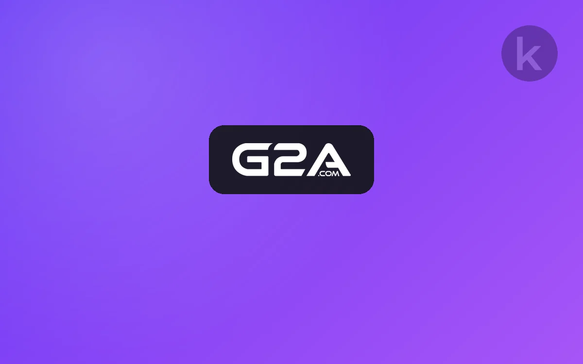 G2A logo on a Keysender gradient, representing automated inventory and key distribution for a G2A seller account
