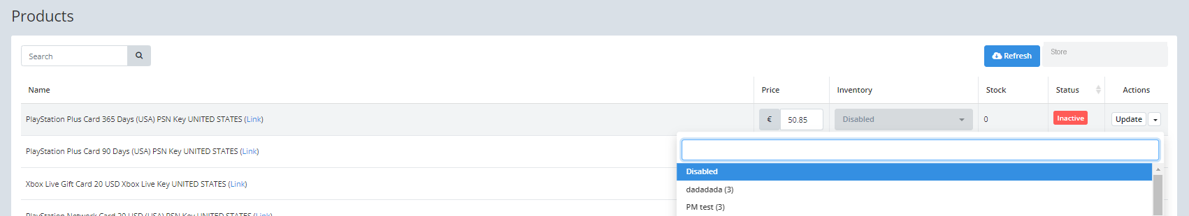 Eneba listing shown in Keysender