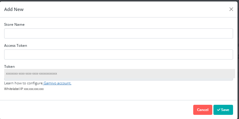 Adding a Gamivo store and API key in Keysender