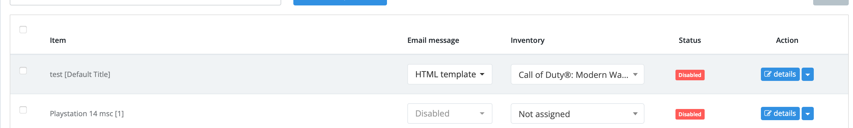 Connecting a Shopify product to a Keysender inventory